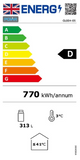 Polar G-Series Back Bar Cooler with Hinged Doors 330Ltr