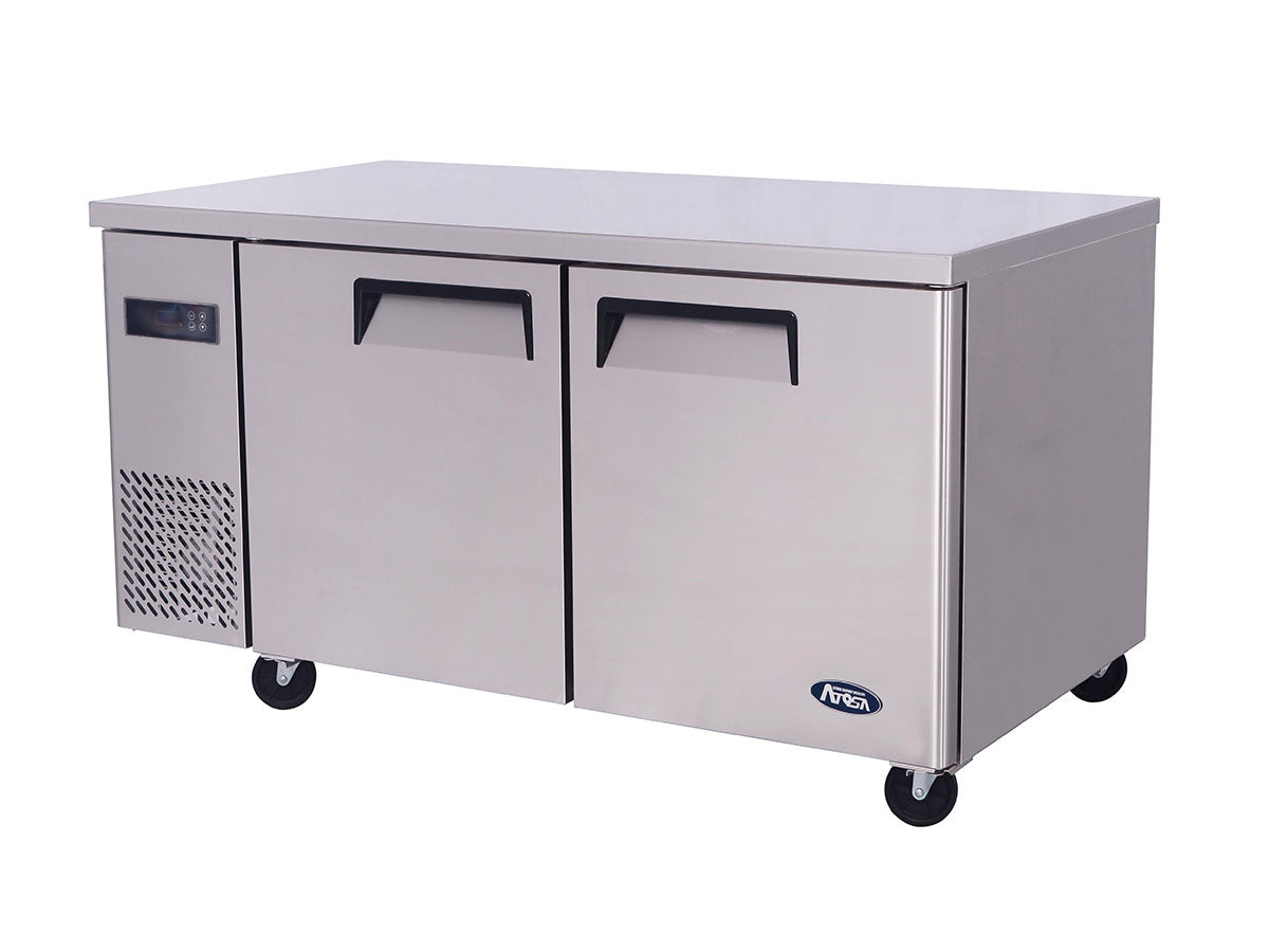 Atosa YPF9037GR 370 Ltr Two Door Prep Counter product image
