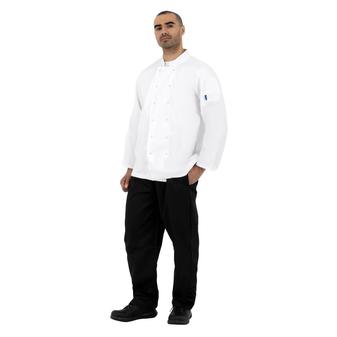 Whites Vegas Unisex Chef Jackets White M (5 Pack)