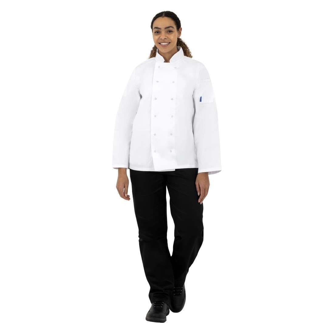 Whites Vegas Unisex Chef Jackets White M (5 Pack)