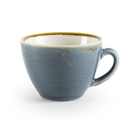 Olympia Kiln Cappuccino Cups Ocean 340ml (6 Pack) - Advantage Catering Equipment