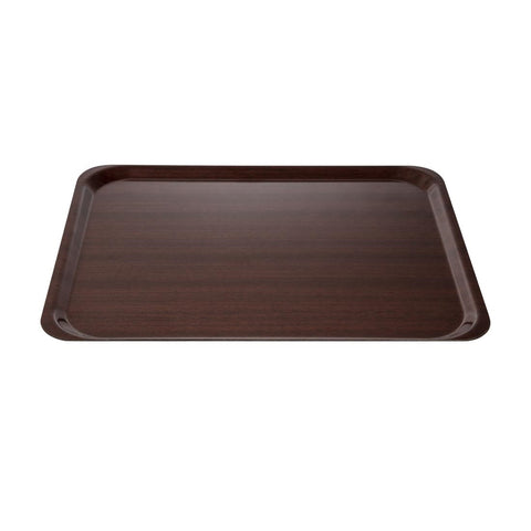 Cambro Capri Laminate Canteen Tray Mahogany product image