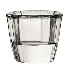 Utopia Ribbed Clear Nightlight Holders (Pack of 12)