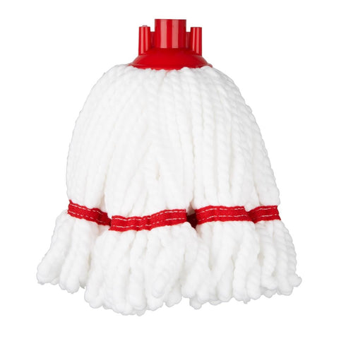 Jantex Microfibre Mop Head Red Stripe 150g
