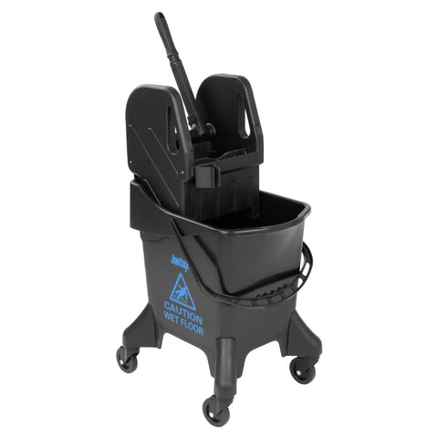 Jantex 20Ltr Tall Mop Bucket and Wringer - Blue Print