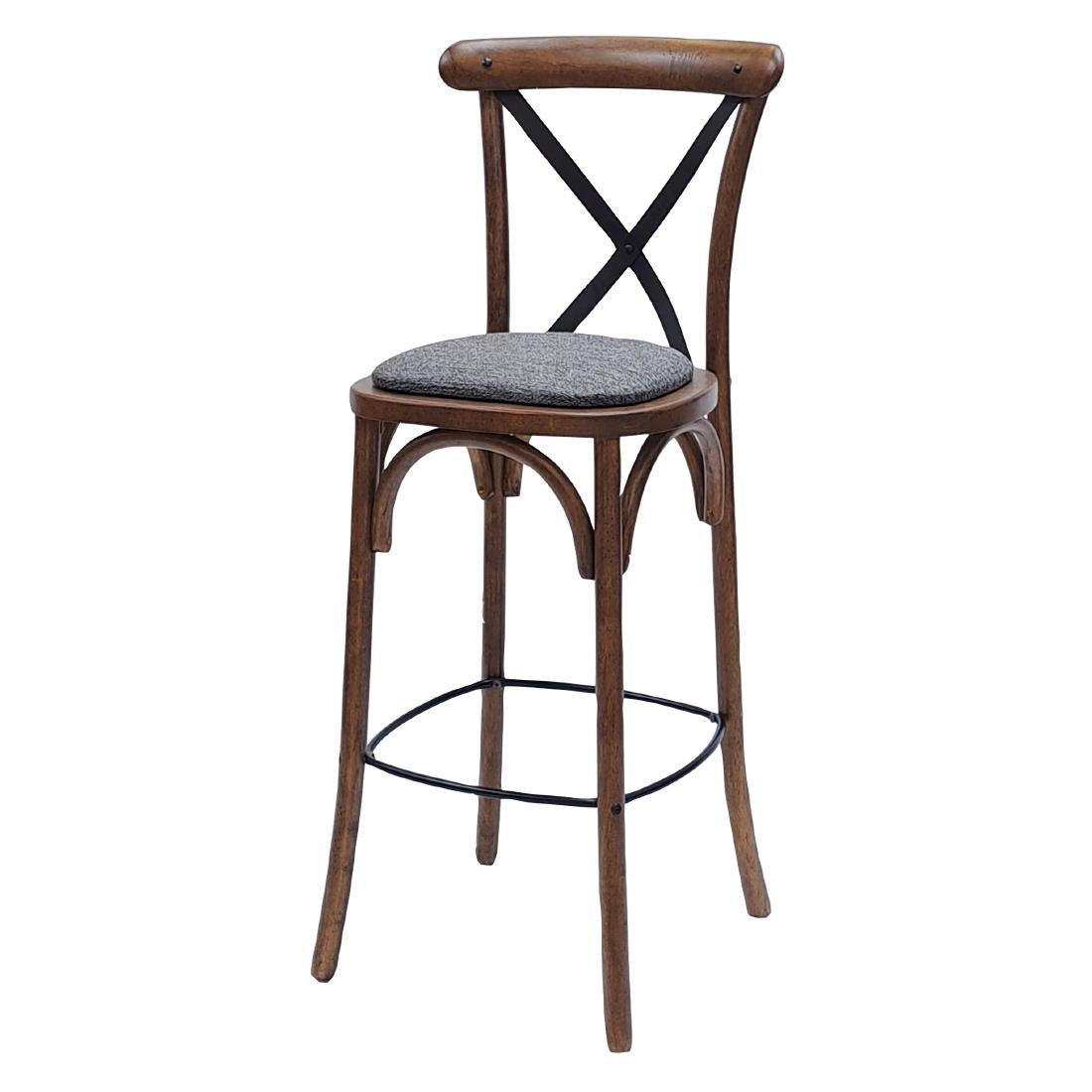 Bristol Bar Chair in Vintage with Shetland product image