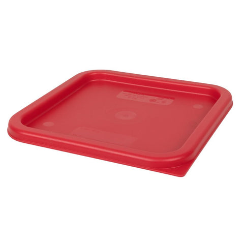 Cambro Camsquare Food Storage Container Lid Red