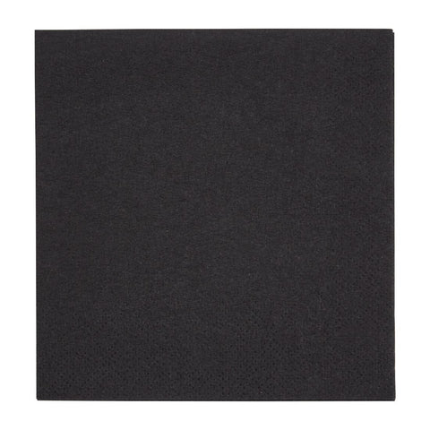 Fiesta Recyclable Cocktail Napkin Black product image