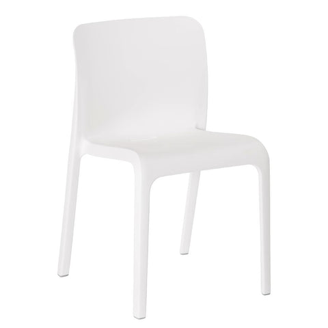 Origin POP Chair Traffic White 480x500x790mm (Pack of 2)