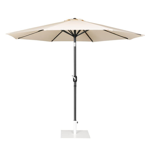 Bolero Seville Round Parasol 3m Diameter Cream - Advantage Catering Equipment