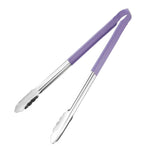 Hygiplas Colour Coded Serving Tong 405mm Purple
