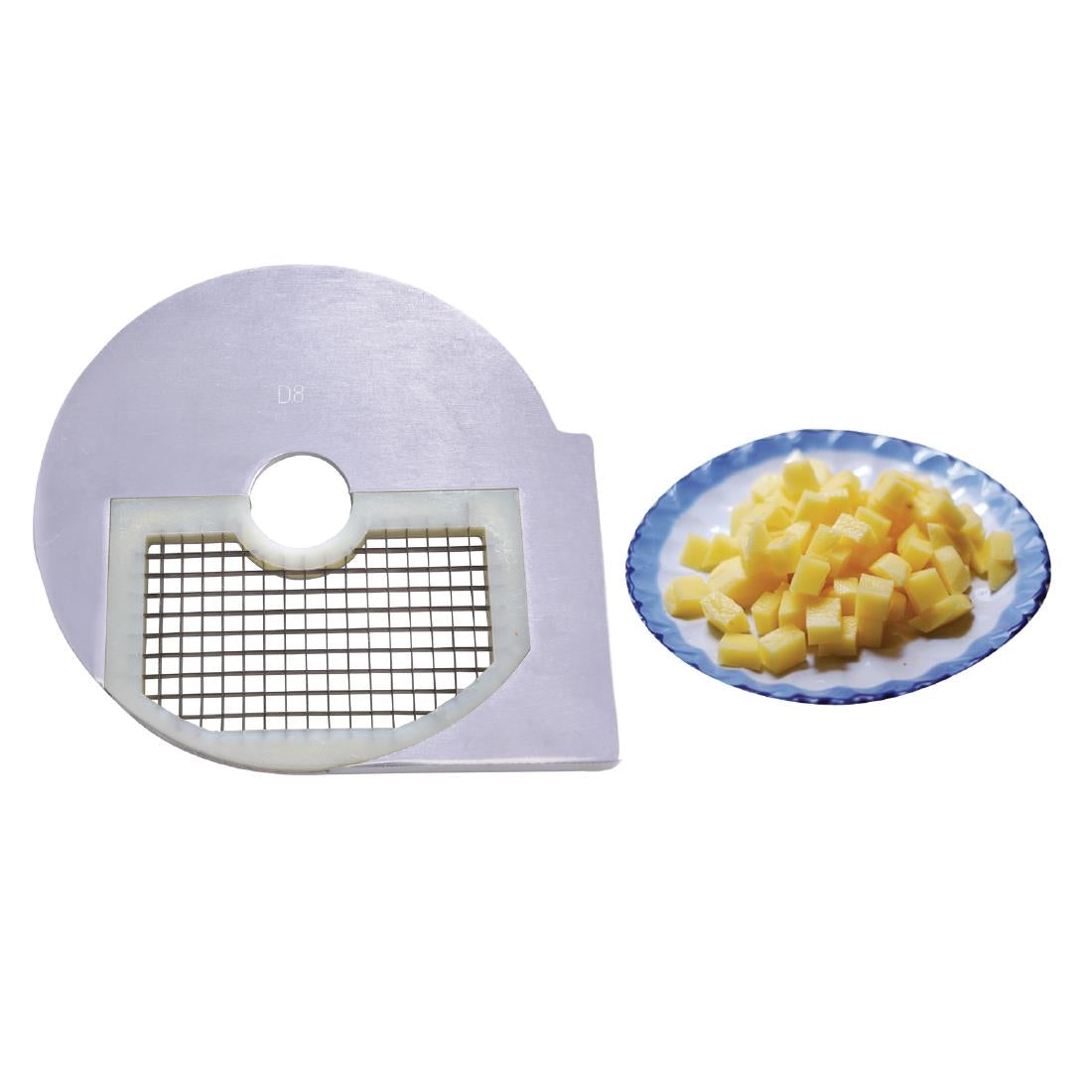 Buffalo Continuous Veg Prep 8x8mm Dicing Disc