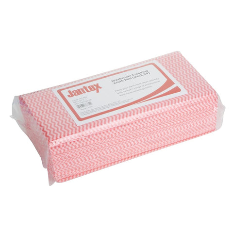 Jantex Washroom Cleaning Cloth Red product image