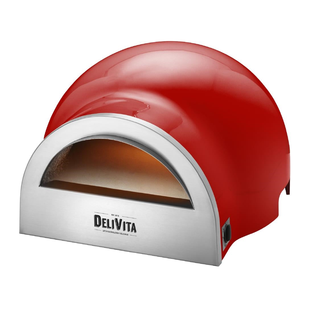 Delivita Dual Fuel Gas Oven Chilli Red product image