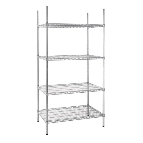 Vogue 4 Tier Wire Shelving Kit 915x610mm product image