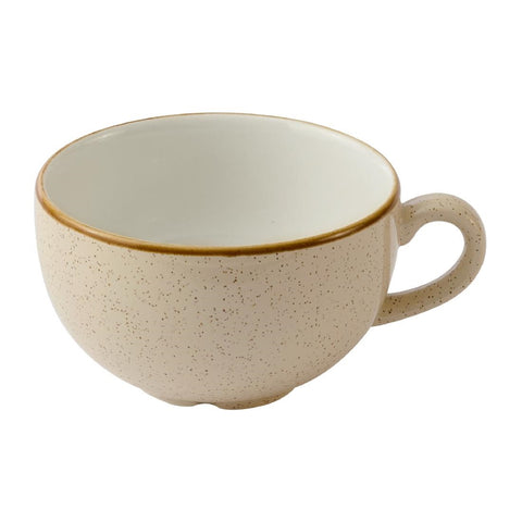 Churchill Stonecast Nutmeg Cream Cafe Cappuccino Cups 355ml (Pack of 12)