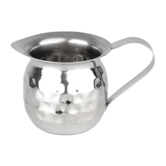 Olympia Mini Hammered Stainless Steel Milk Jug 78ml (Pack of 6)