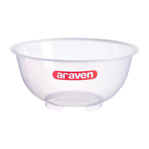 Araven Polypropylene Mixing Bowl Transparent 2.5Ltr - Advantage Catering Equipment