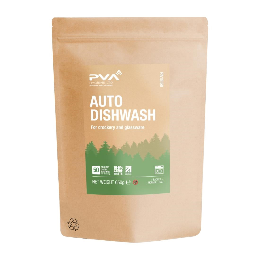 PVA Hygiene Water Soluble Paper Sachets product image