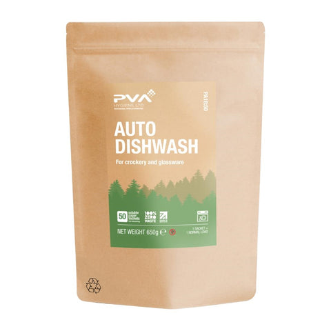 PVA Hygiene Water Soluble Paper Sachets Machine Dishwash (Pack of 50)