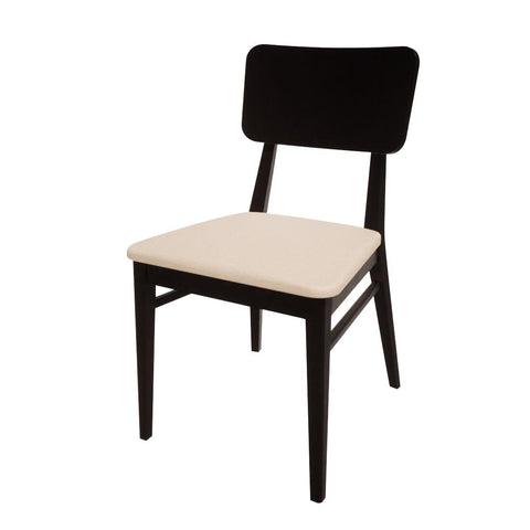 Bolero Bespoke Brenda Side Chair in Cream/Charcoal