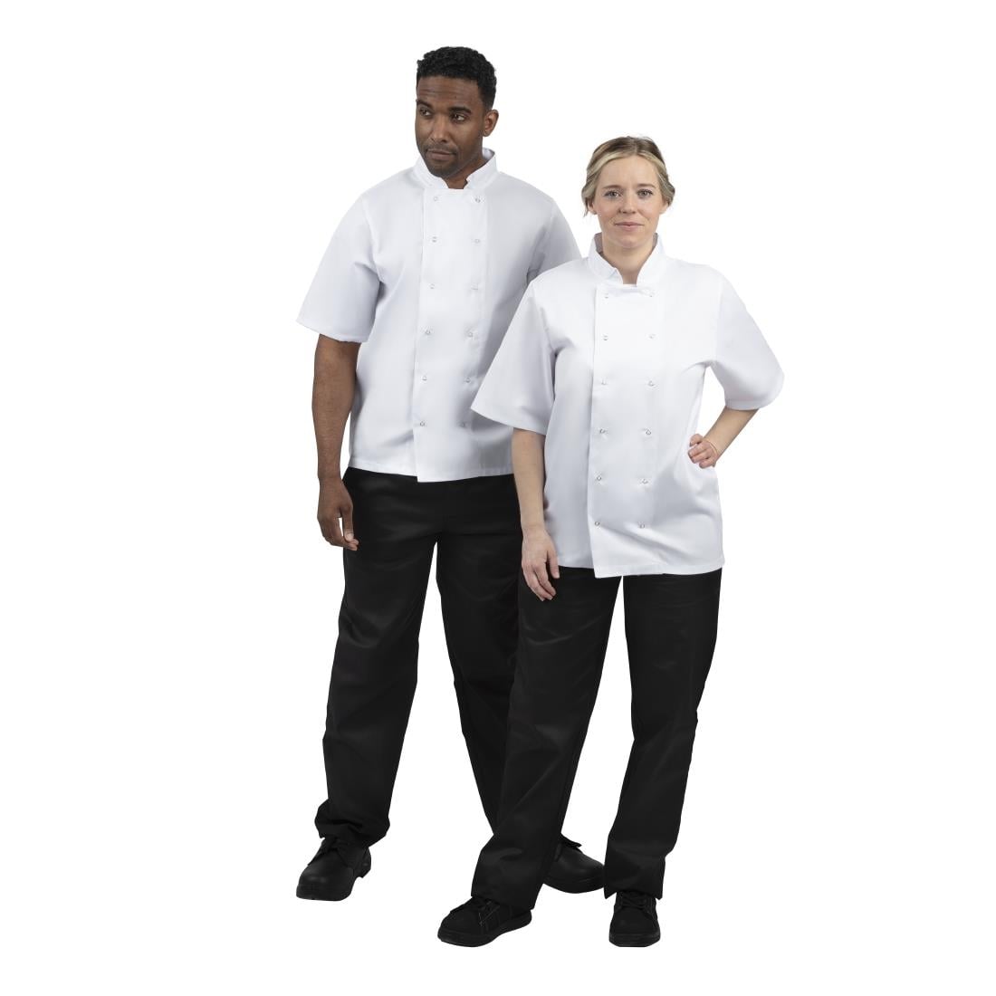 Whites Boston Unisex Chef Jackets White M (5 Pack)