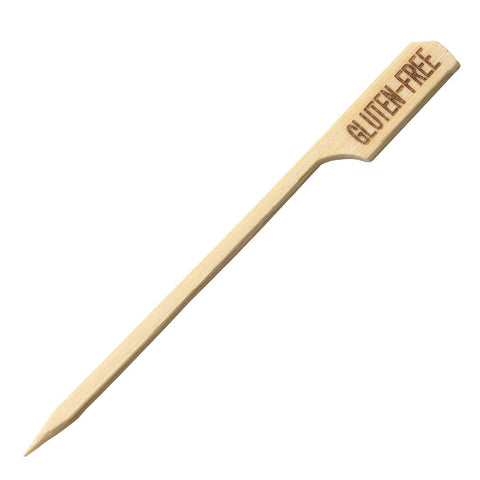 Tablecraft Gluten Free Bamboo Paddle Marker product image