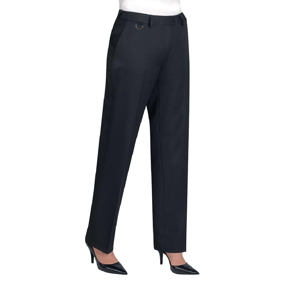 Brook Taverner Ladies Venus Long Leg Black Waiting Trousers Size 4