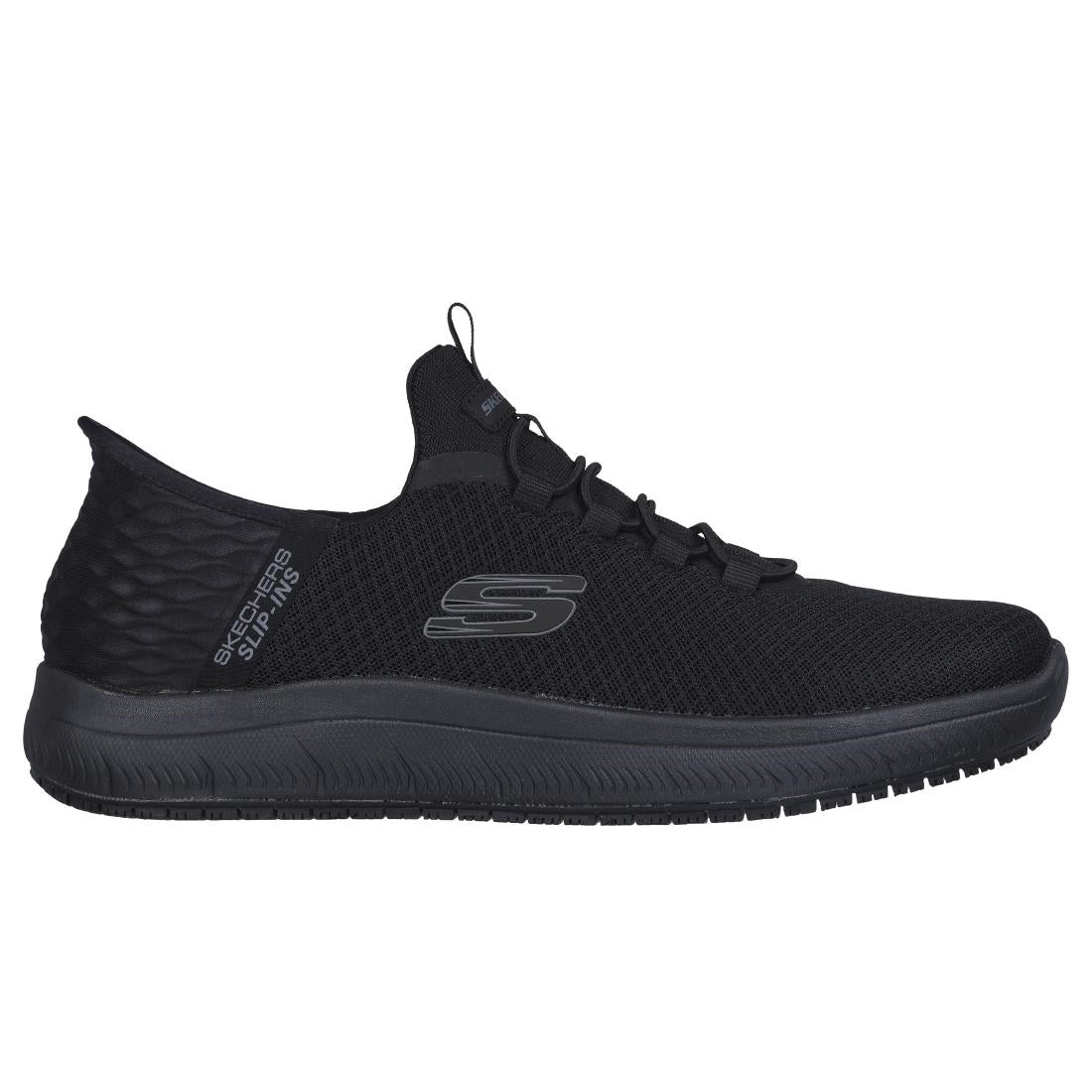 Skechers Mens Summit SR Sip Ons Black Size 41