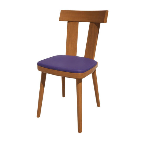 Bolero Bespoke Bamba Side Chair Blue/Oak