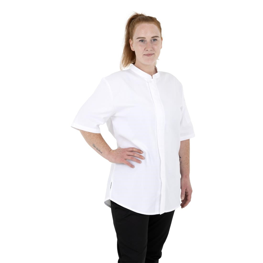Southside Harlem Chef Jacket Mesh White L