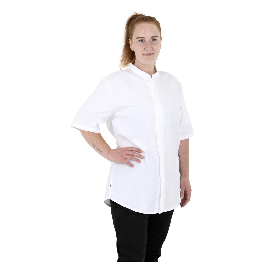 Southside Harlem Chef Jacket Mesh White M