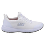 Skechers Womens Slip Resistant Squad Trainers White 39