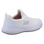 Skechers Womens Slip Resistant Squad Trainers White 38