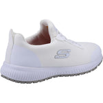 Skechers Womens Slip Resistant Squad Trainers White 39
