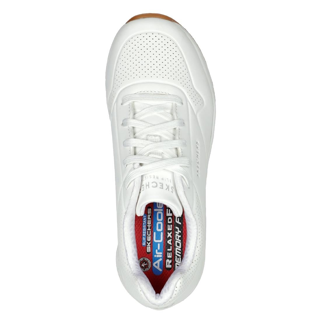Skechers Womens UNO Slip Resistant Trainers 38 White