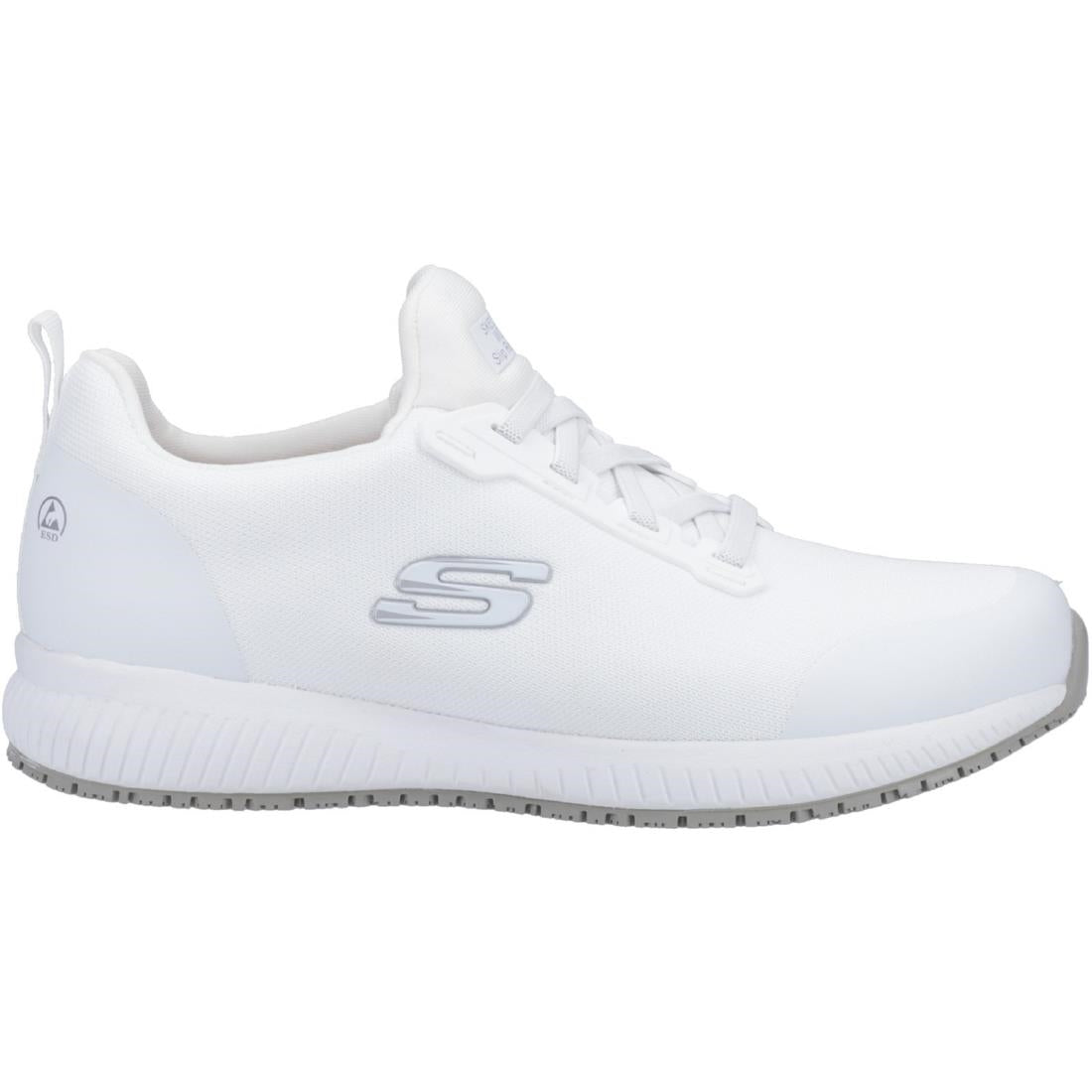 Skechers Slip Resistant Squad Myton Trainers White 41