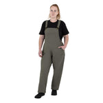 Southside Cotton Canvas Bib & Brace Dungarees Khaki L