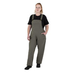 Southside Cotton Canvas Bib & Brace Dungarees Khaki XL
