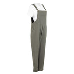 Southside Cotton Canvas Bib & Brace Dungarees Khaki L