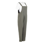 Southside Cotton Canvas Bib & Brace Dungarees Khaki XL