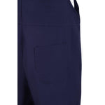 Southside Cotton Canvas Bib & Brace Dungarees Navy Blue S