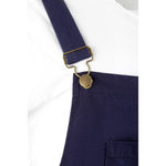 Southside Cotton Canvas Bib & Brace Dungarees Navy Blue XL