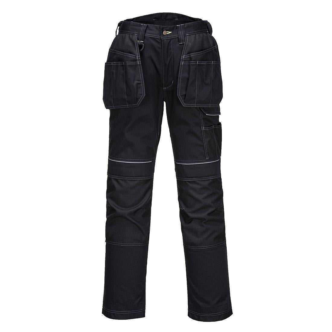 Portwest Black Holster Work Trousers Size 40