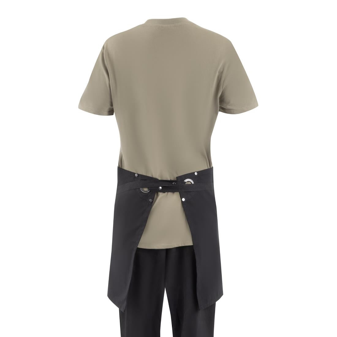 Southside Cotton Canvas Waist Apron Black