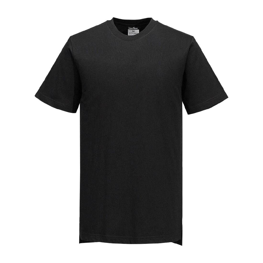 Portwest Cotton Mesh Air Chef T-Shirt Black Medium