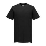 Portwest Cotton Mesh Air Chef T-Shirt Black 2XL