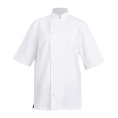 Southside Oakland Lyocell Cotton Short Sleeve Chefs Jacket White