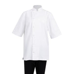 Southside Oakland Lyocell and Cotton Short Sleeve Chefs Jacket White Size XL