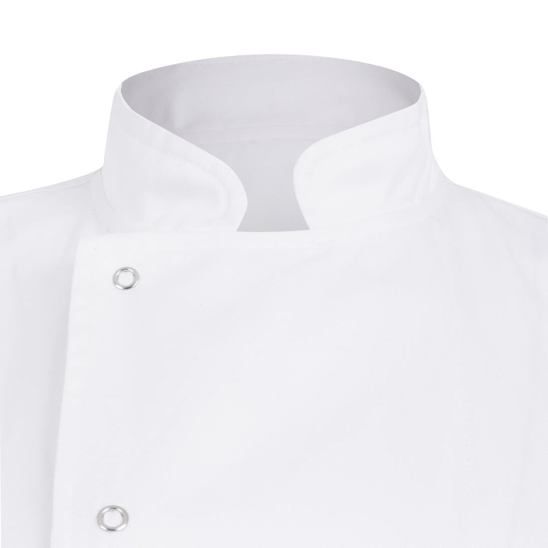 Southside Oakland Lyocell and Cotton Short Sleeve Chefs Jacket White Size XL